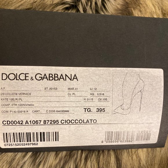 RARE Dolce & Gabbana - Cioccolato Stilettos S 39.5 - Picture 11 of 11